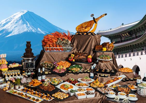 โรงแรมไฮแอทเจนปาร์ค ฮ่องกง | Harbour Grand Café คาเฟ่ | บุฟเฟ่ต์อาหารกลางวัน/อาหารค่ำ